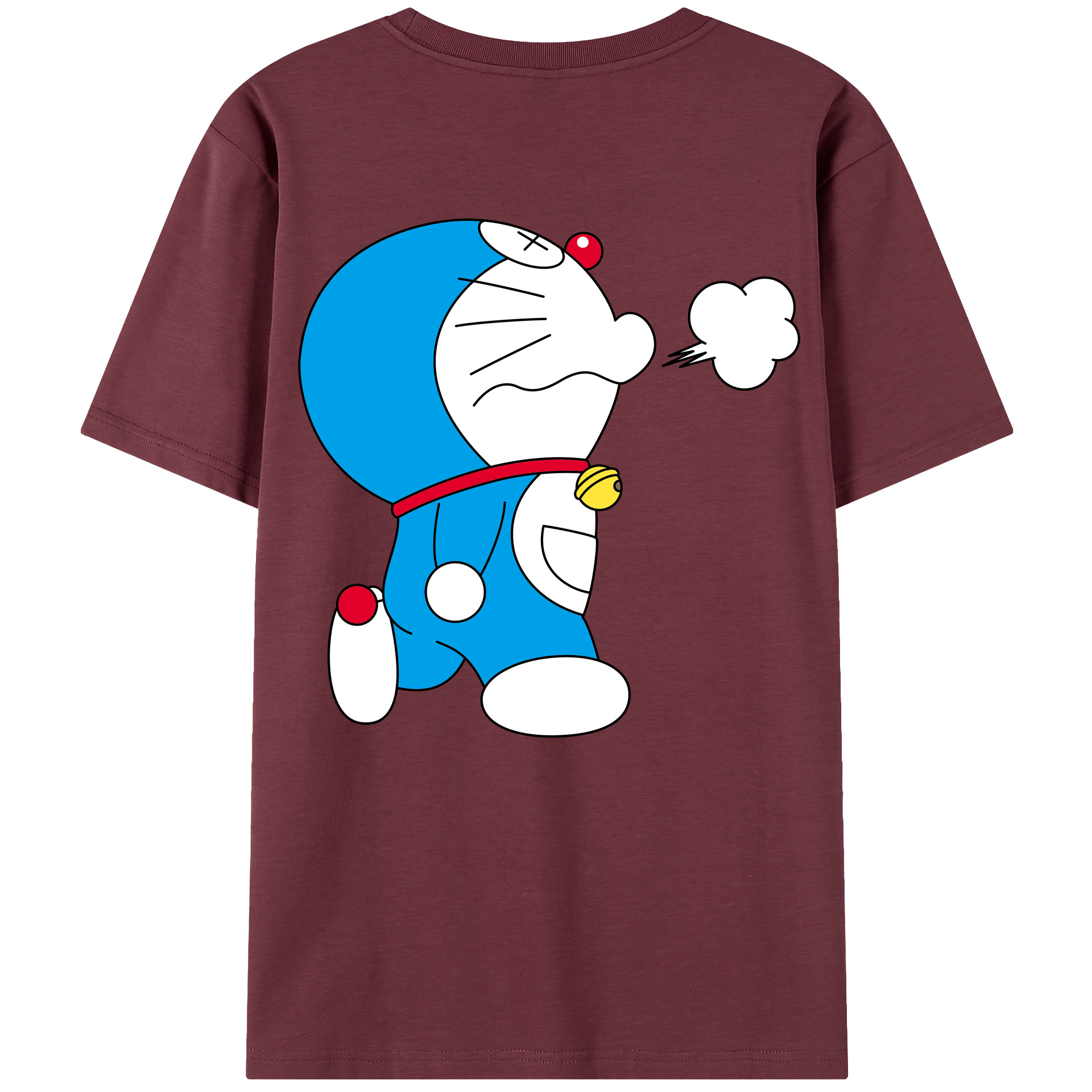（画像用） ドラえもん Doraemon 綿100％半袖Tシャツ（背面プリント）